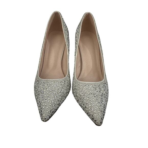 GALINA SIGNATURE pearl and crystal pointed-toe pumps - Picture 2 of 5